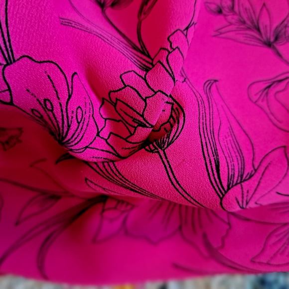 Worthington Floral Print Blouse Size Medium - Picture 8 of 8